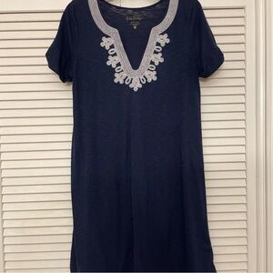 Lilly Pulitzer MAISY Navy & White Shift Dress